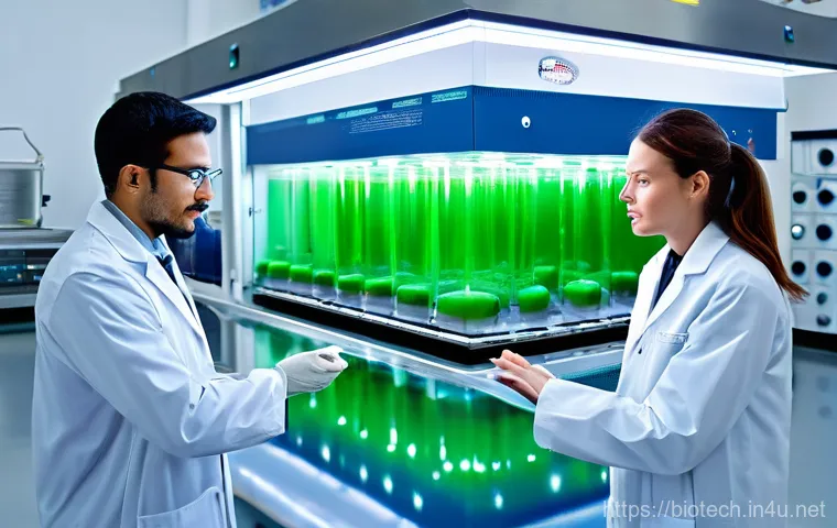 바이오 에너지 - **Image Prompt 1: Urban Life Powered by Bioenergy**
    "A bustling, modern city street scene at daw...