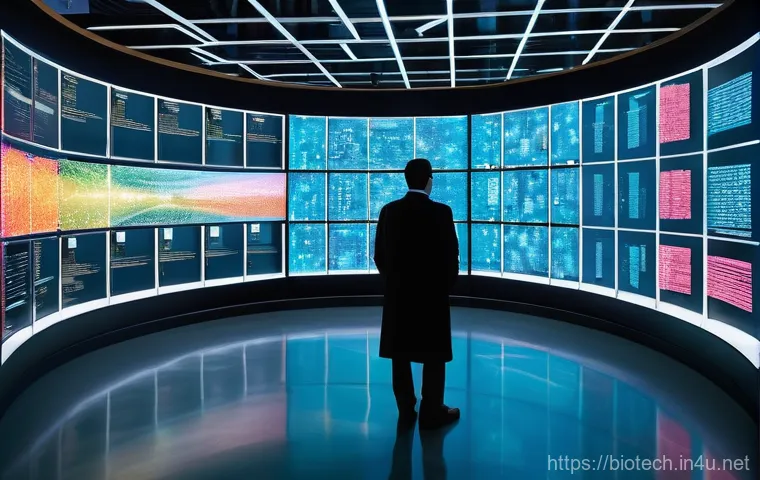 단백질 데이터베이스 - **Prompt 1: The Infinite Nexus of Protein Data**
    "A wide-angle, hyper-realistic shot inside a fu...